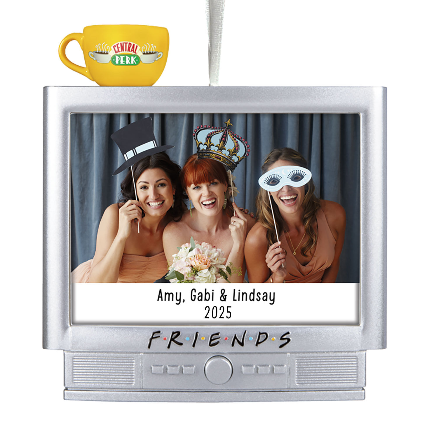 Friends Television Personalized Ornament, Custom Photo and Text
