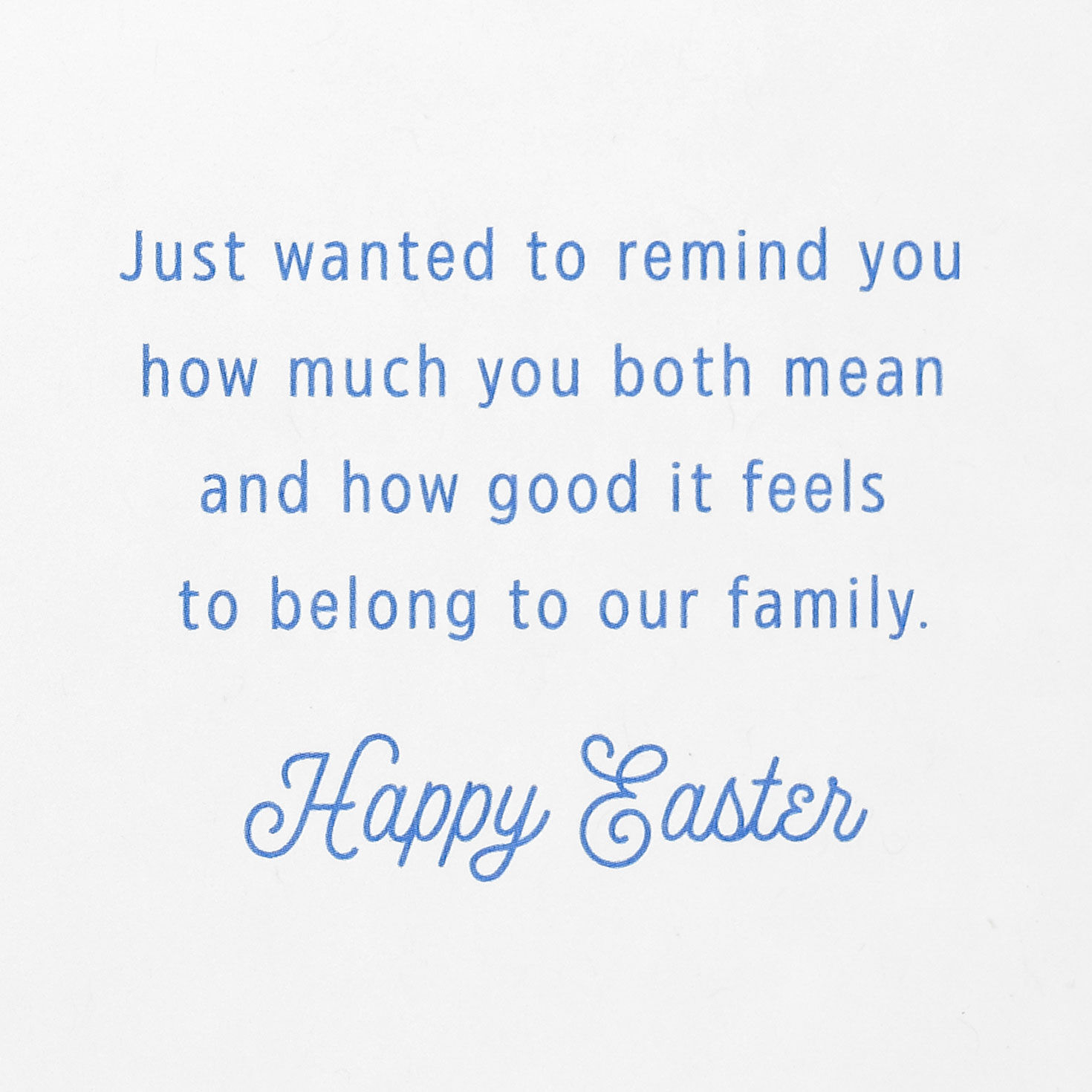 Spring Flowers on Blue Easter Card for Parents Sentiment image number 2