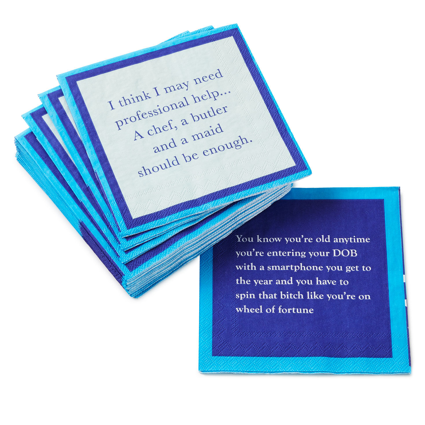 Drinks on Me DOB Funny Party Napkins, Pack of 20 for only USD 5.99 | Hallmark