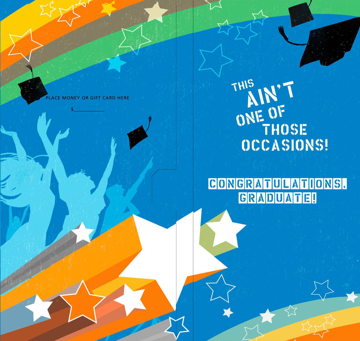 Shout! Money Holder Musical Graduation Card