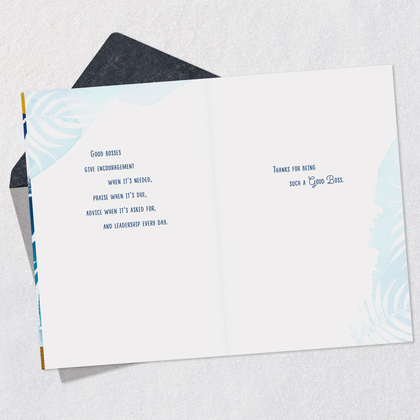 Thanks for Being Such a Good Boss Boss's Day Card for only USD 3.99 | Hallmark