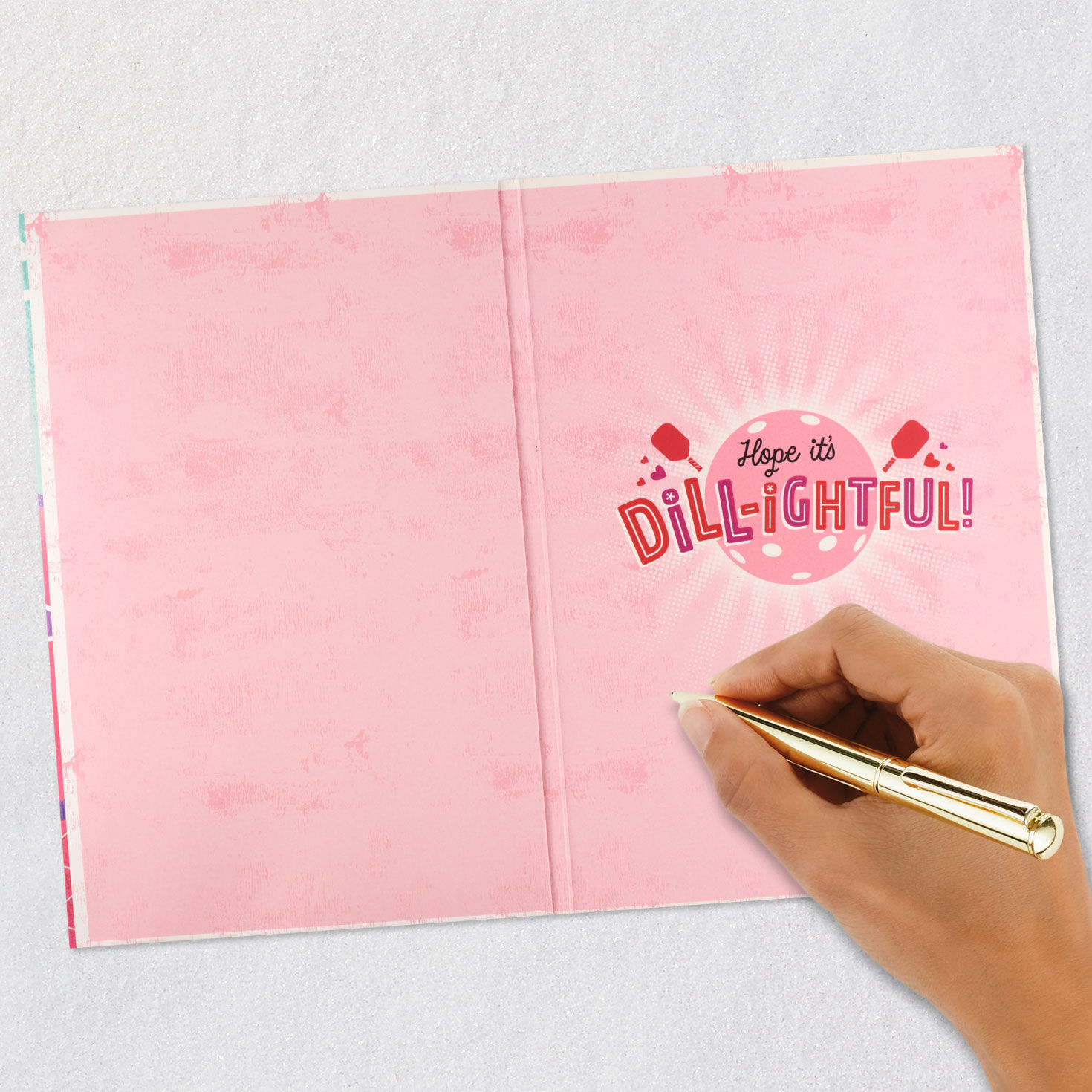 Pickleball Sound and Motion Valentine's Day Card  image number 6