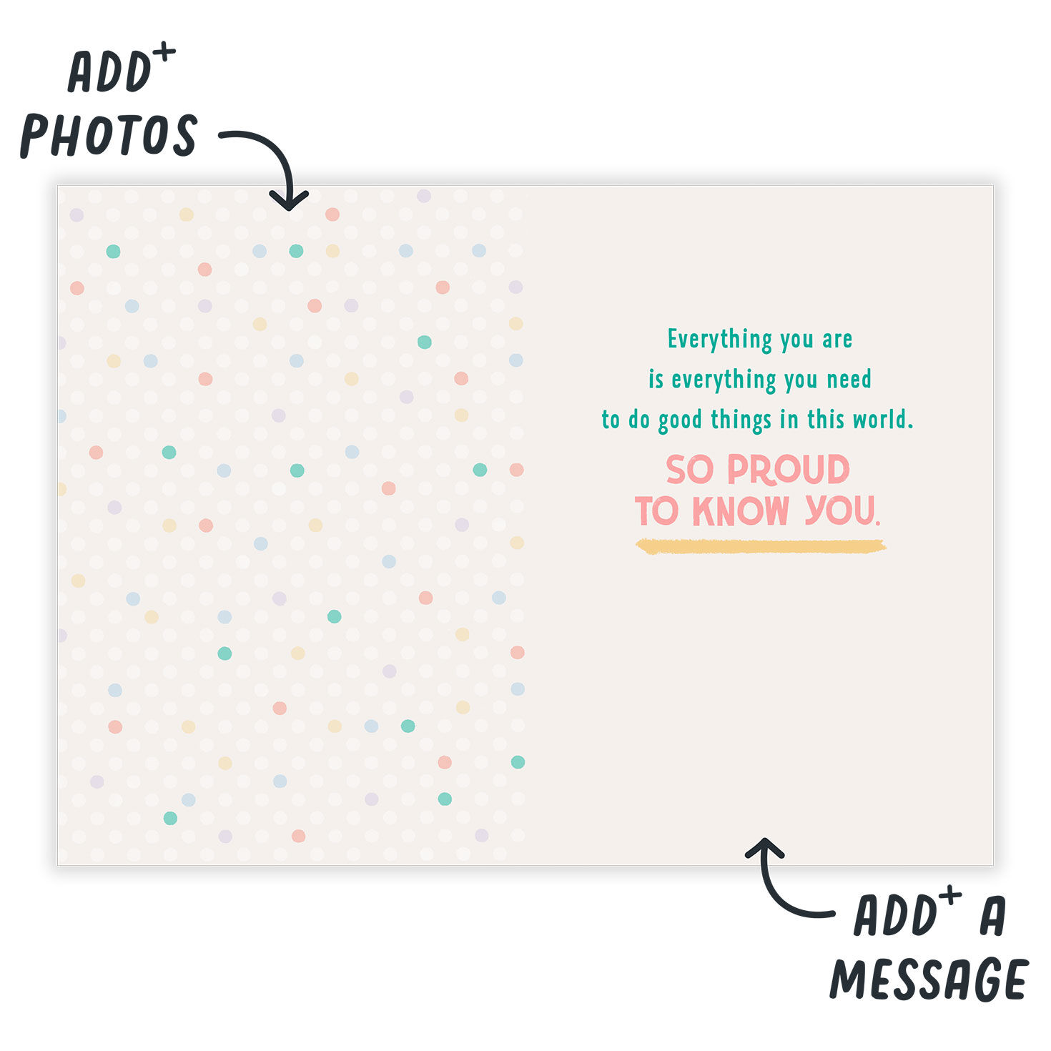 Brave Kind Caring You Personalized Everyday Card  image number 3