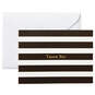 Black-and-White Striped Blank Thank-You Notes, Box of 40, , large image number 2