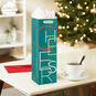 Cheers on Green Wine Gift Bag In Use image number 2