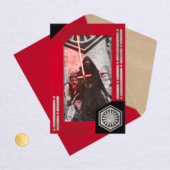 Star Wars™ Kylo Ren™ Valentine's Day Card With Puzzle, , large image number 5