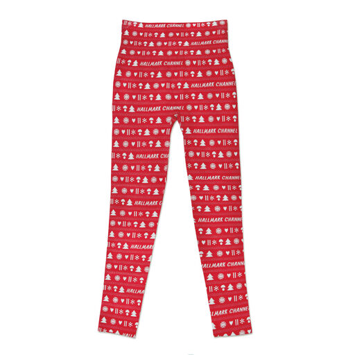 Hallmark Channel Knit Pattern Fleece-Lined Leggings, 