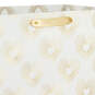 15" Gold Hearts on White Extra-Deep Gift Bag, , large image number 4