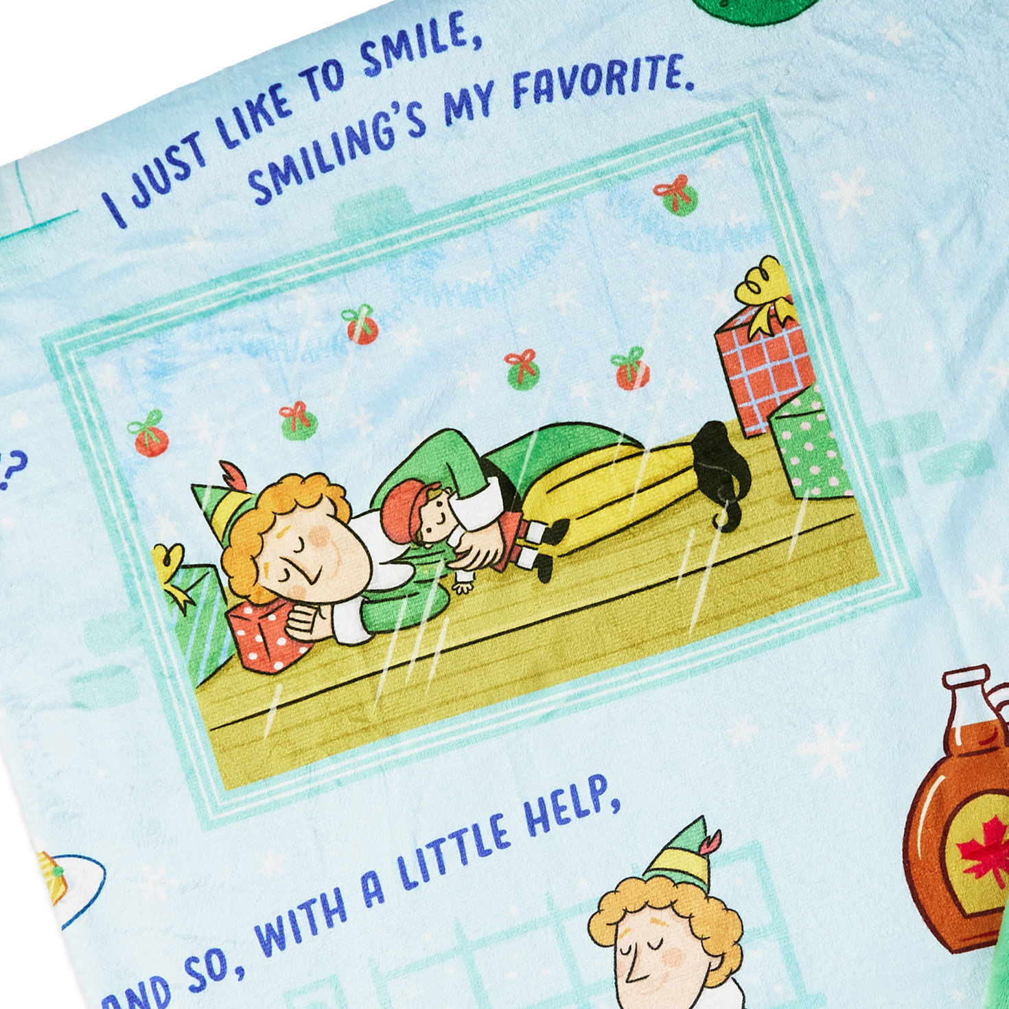 Elf Journey to New York Throw Blanket, 50x60 for only USD 19.99 | Hallmark