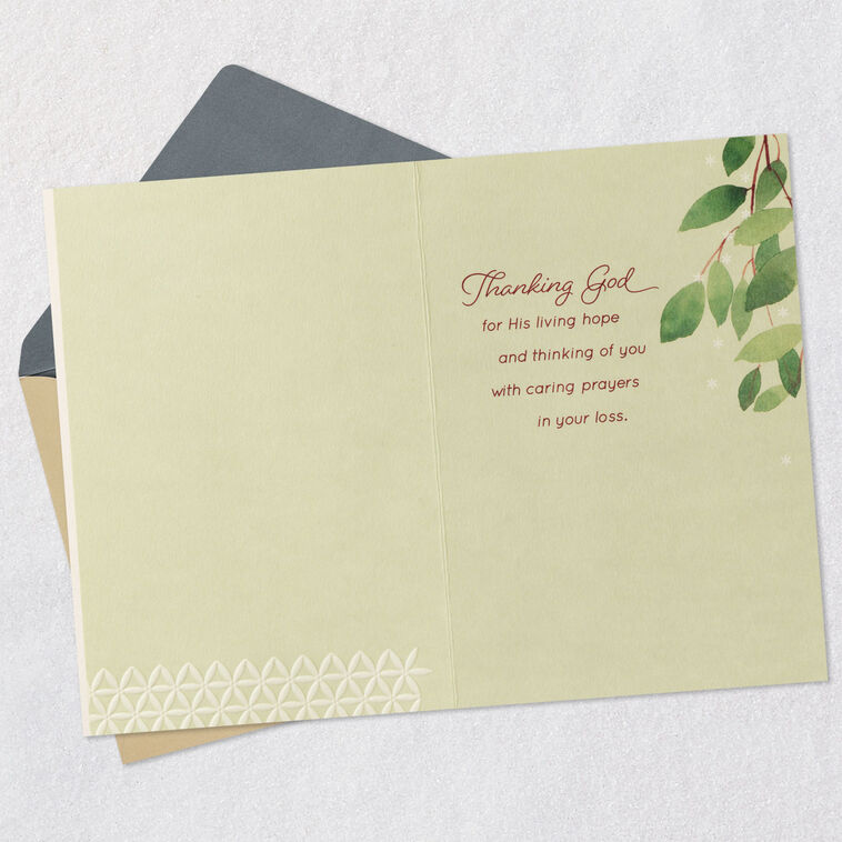 Prayers for You and Your Family Religious Sympathy Card, , large image number 3