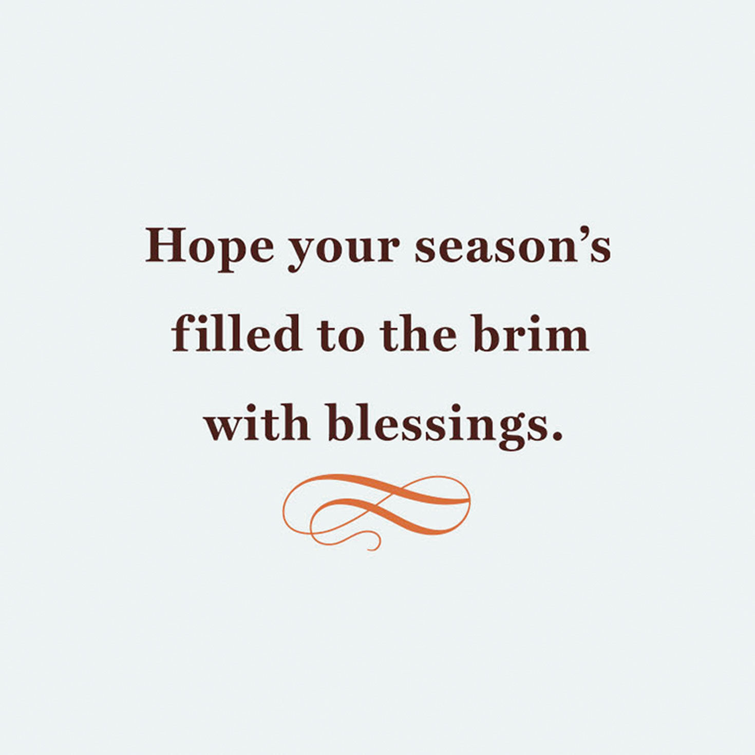 A Season Filled With Blessing Thanksgiving Card, , large image number 2