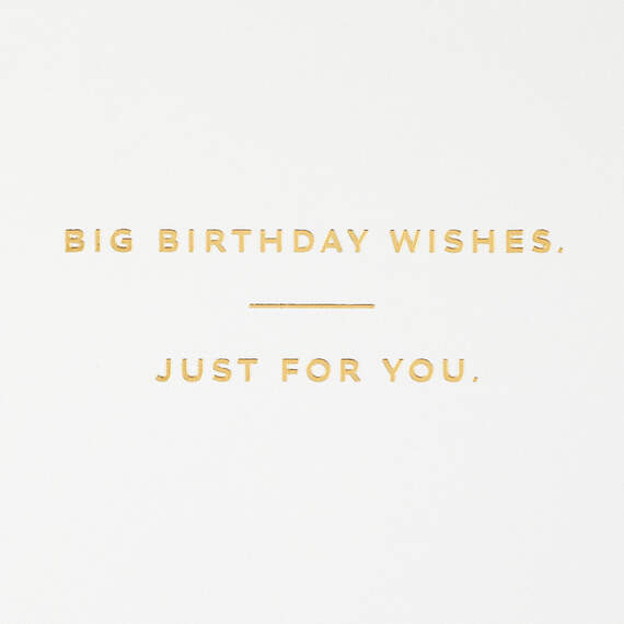 Big Wishes Just for You Birthday Card, , large image number 2