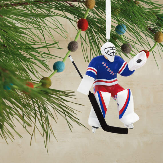 NHL New York Rangers® Goalie Hallmark Ornament, , large image number 2