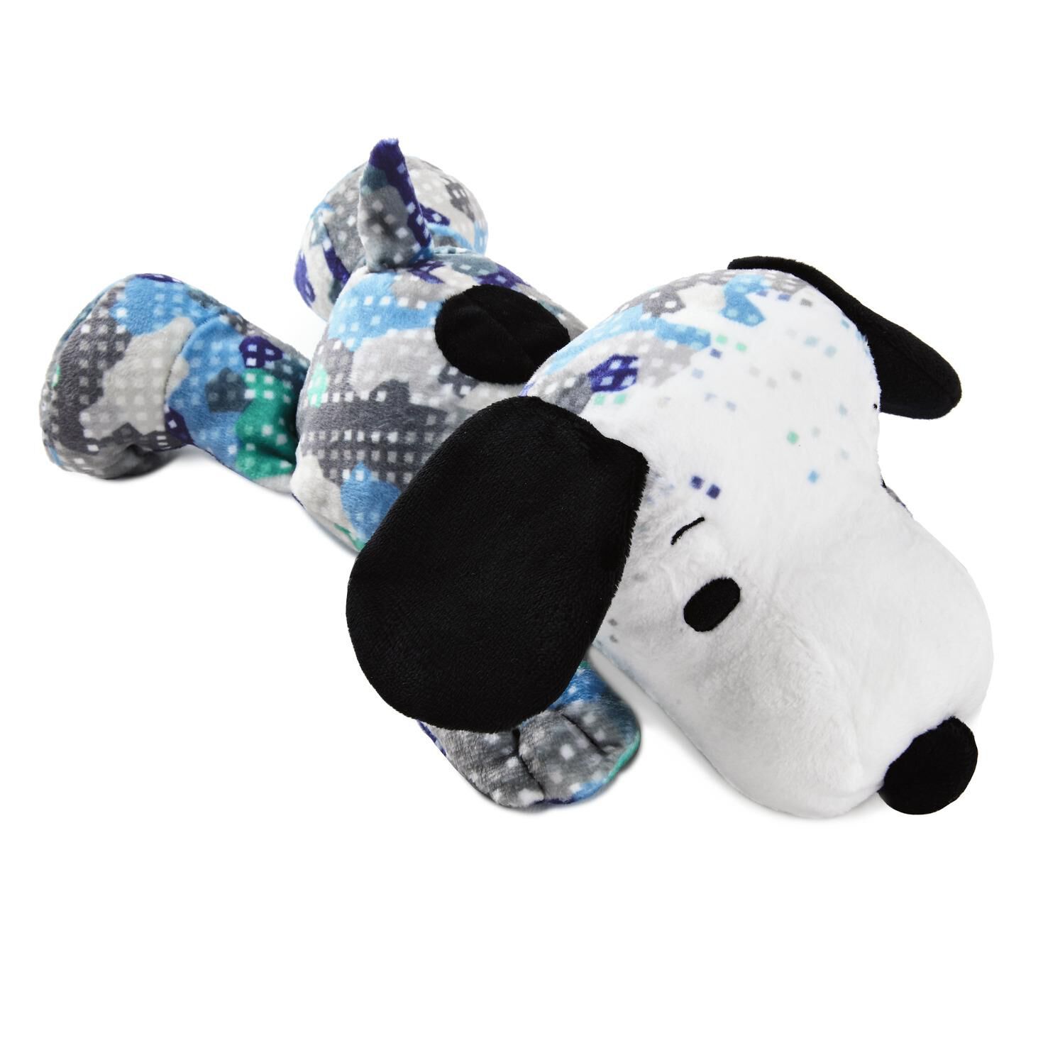 blue snoopy stuffed animal