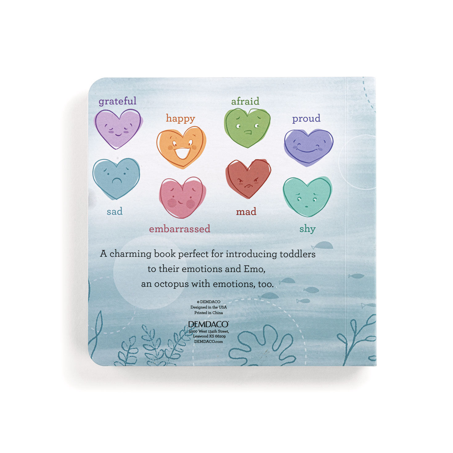 Emotional Octopus Board Book back image number 2