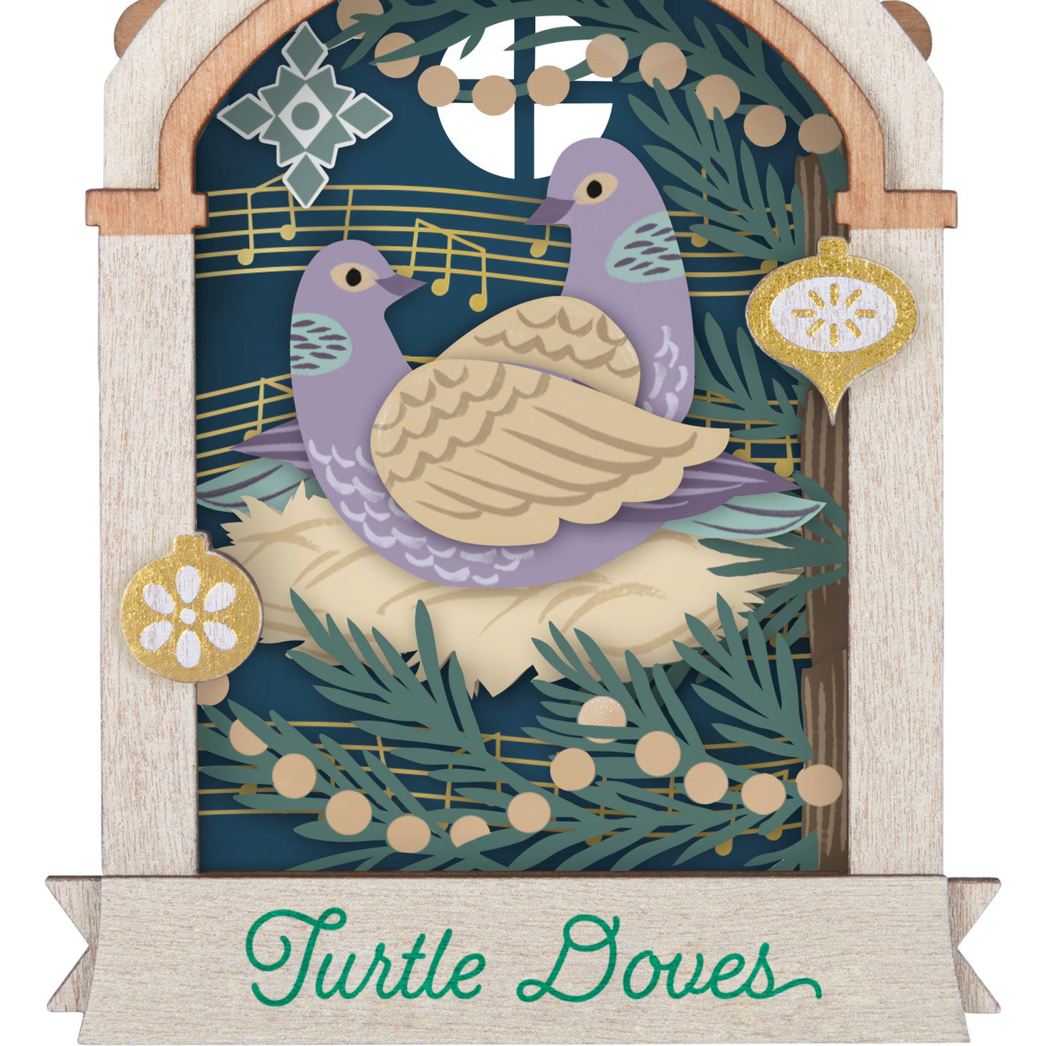 Twelve Days of Christmas Papercraft Ornament for only USD 27.99 | Hallmark