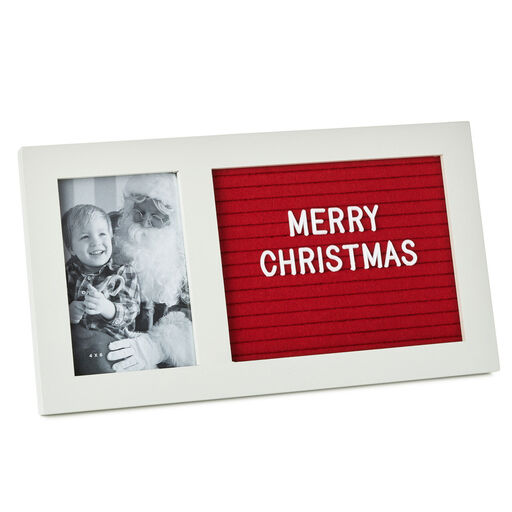Holiday Letter Board Announcement Picture Frame Kit, 4x6, 