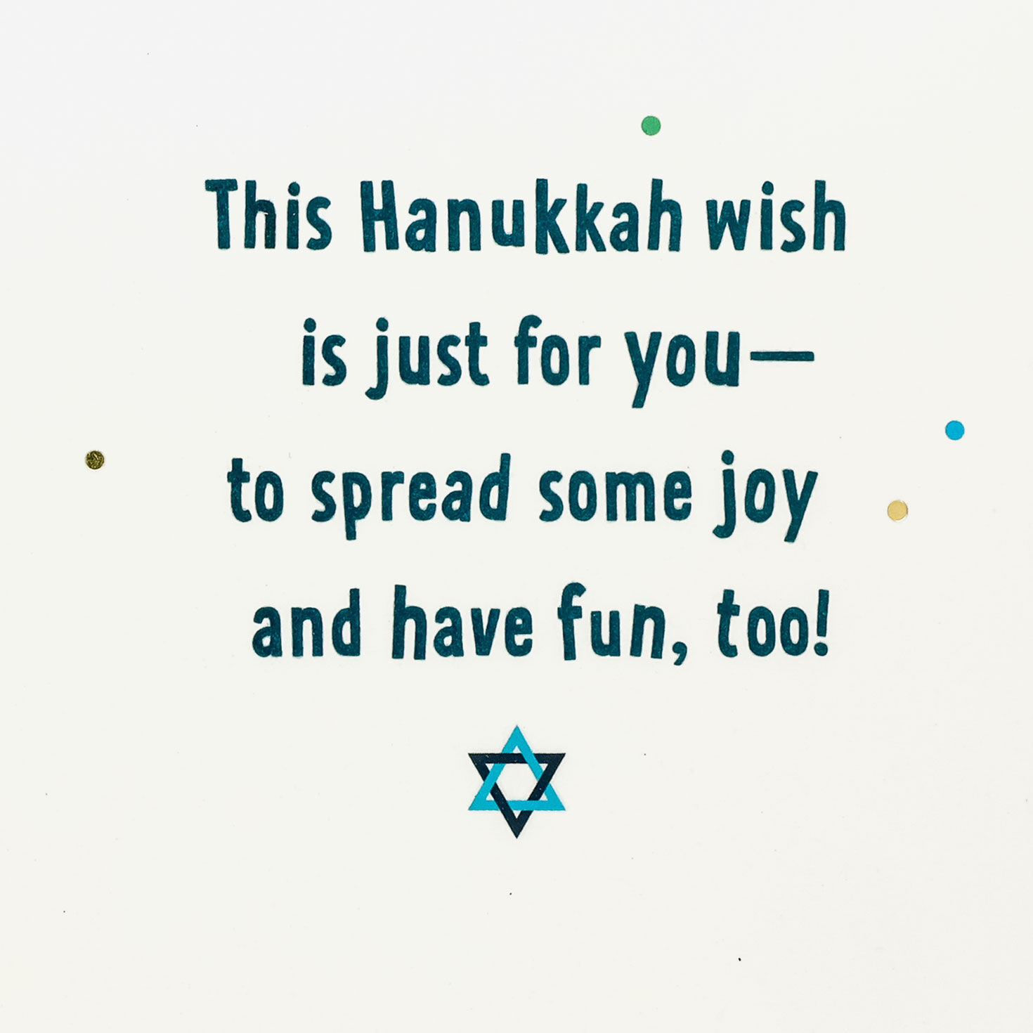 Dreidels and Donuts Poem Hanukkah Card for Kid Sentiment image number 3