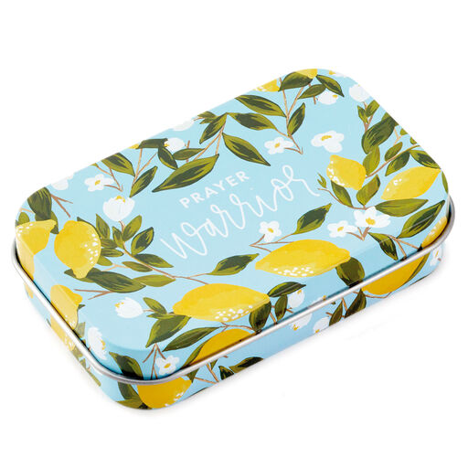 Mary Square Lemons Prayer Tin, 