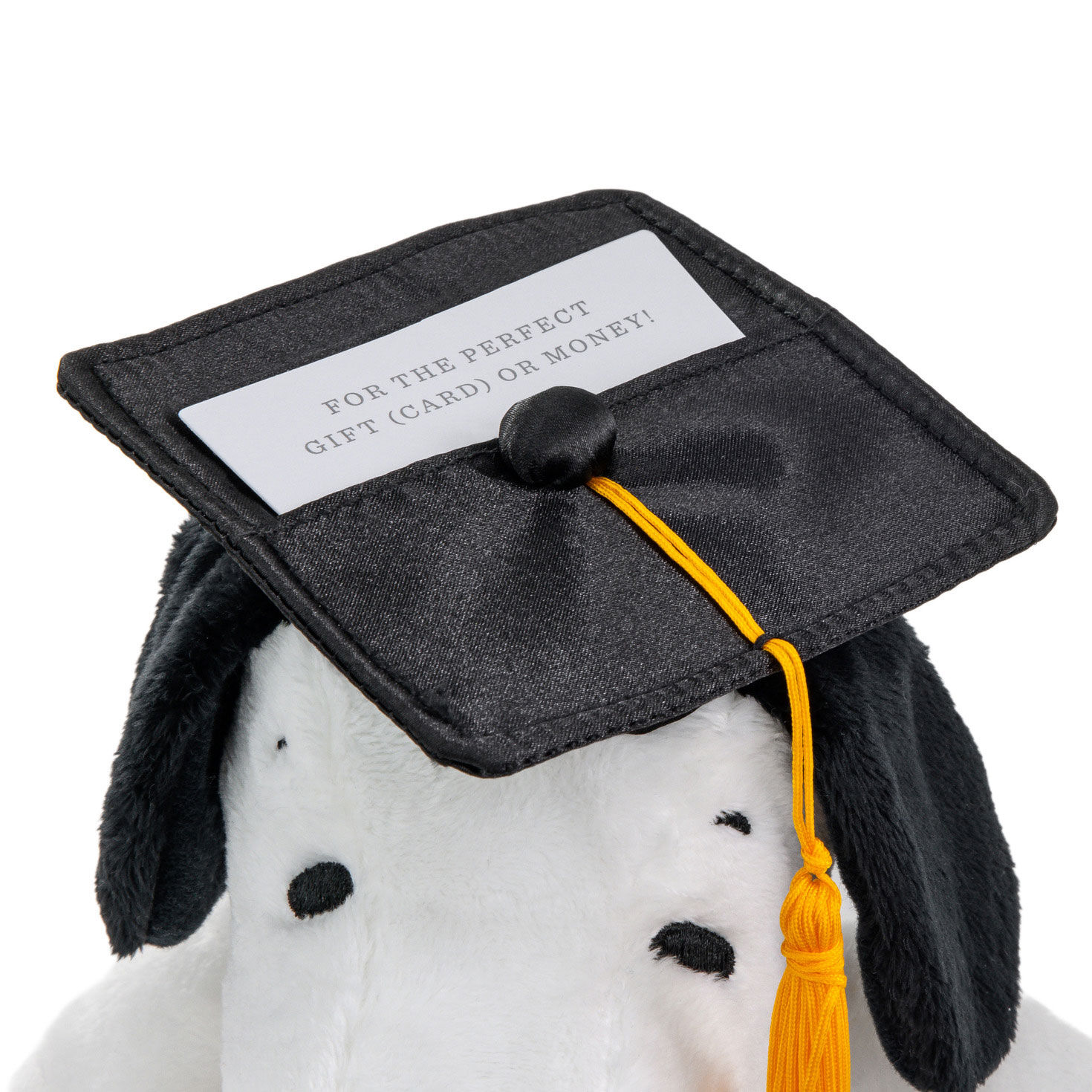 Peanuts&reg; 2026 Snoopy in Grad Cap Plush upclose detail image number 3
