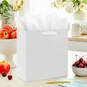 Everyday Solid Gift Bag, White, large image number 2