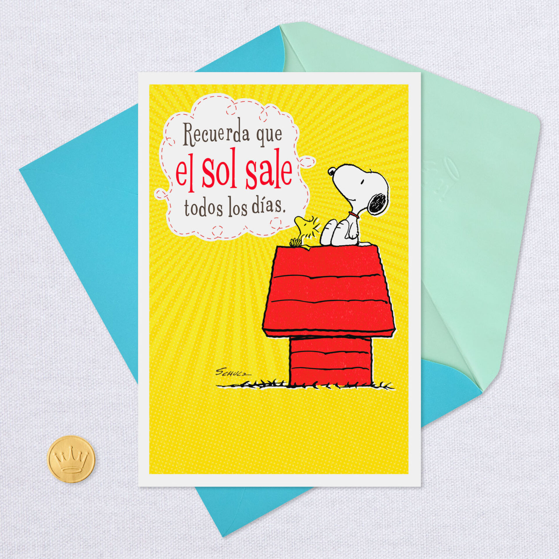 Peanuts® Snoopy SpanishLanguage Encouragement Card Greeting Cards