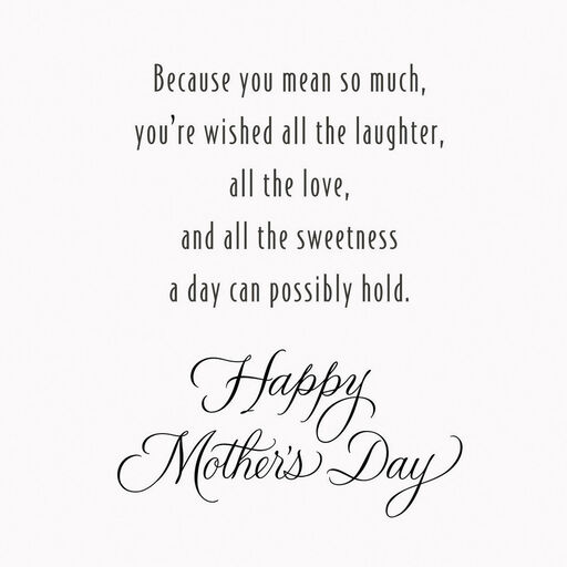 All the Laughter and Love Mother's Day Card, 