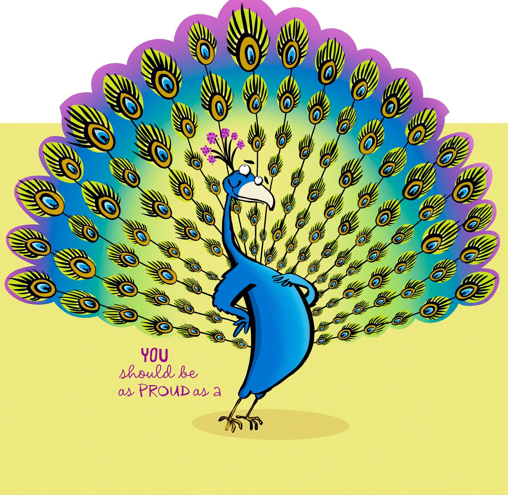Proud as a Peacock Administrative Professionals Day Card