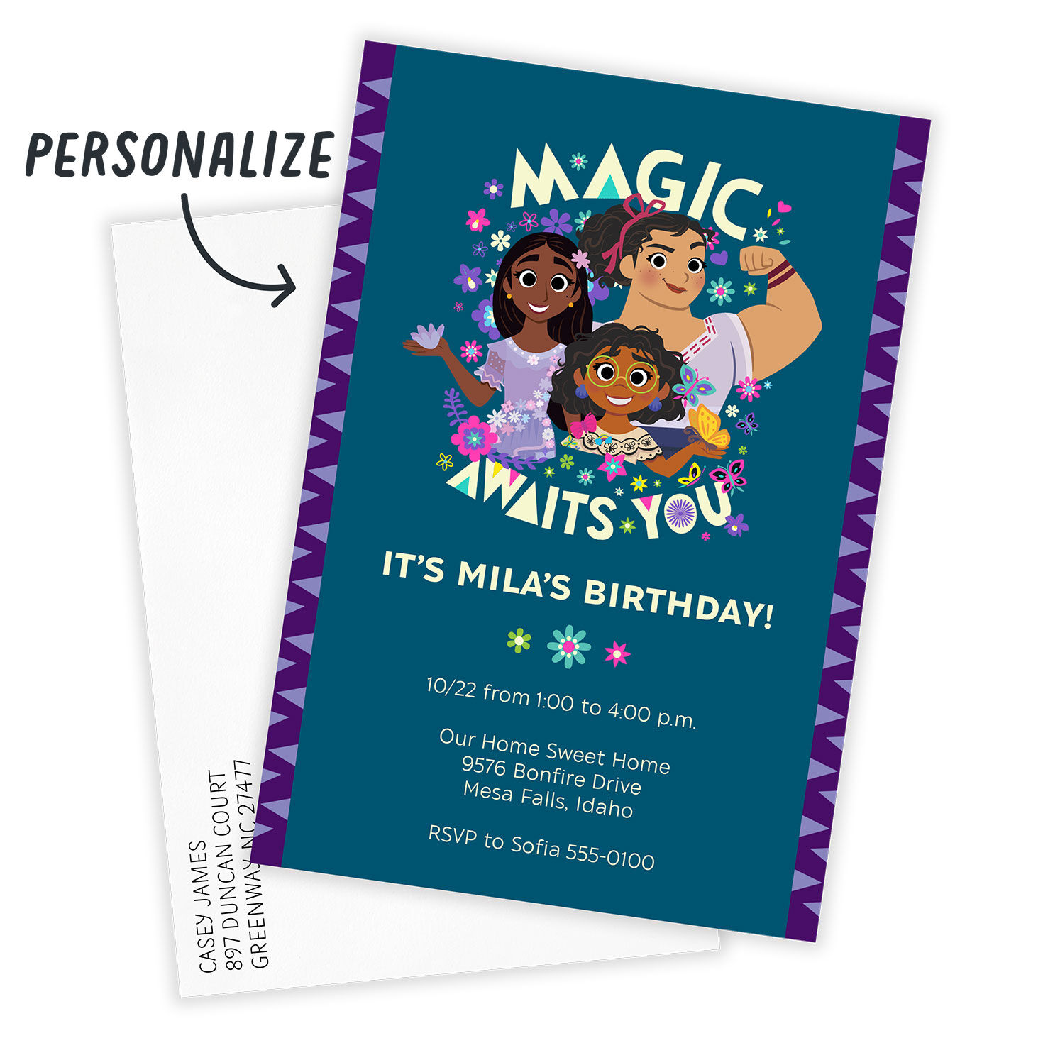 Disney Encanto Magic Awaits You Birthday Invitation