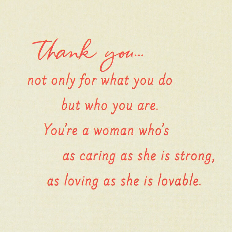 Gold Poinsettia Romantic Christmas Card for Her Sentiment image number 2