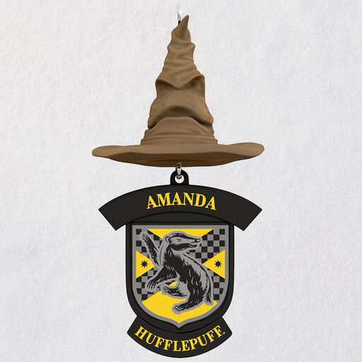 Harry Potter™ Sorting Hat Personalized Ornament, Hufflepuff™, 
