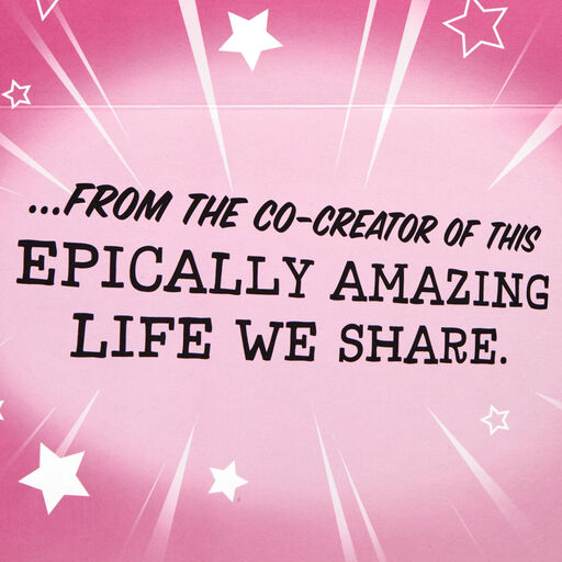 Super Mom, Super Wife Animated Mother's Day Card With Sound and Light, 
