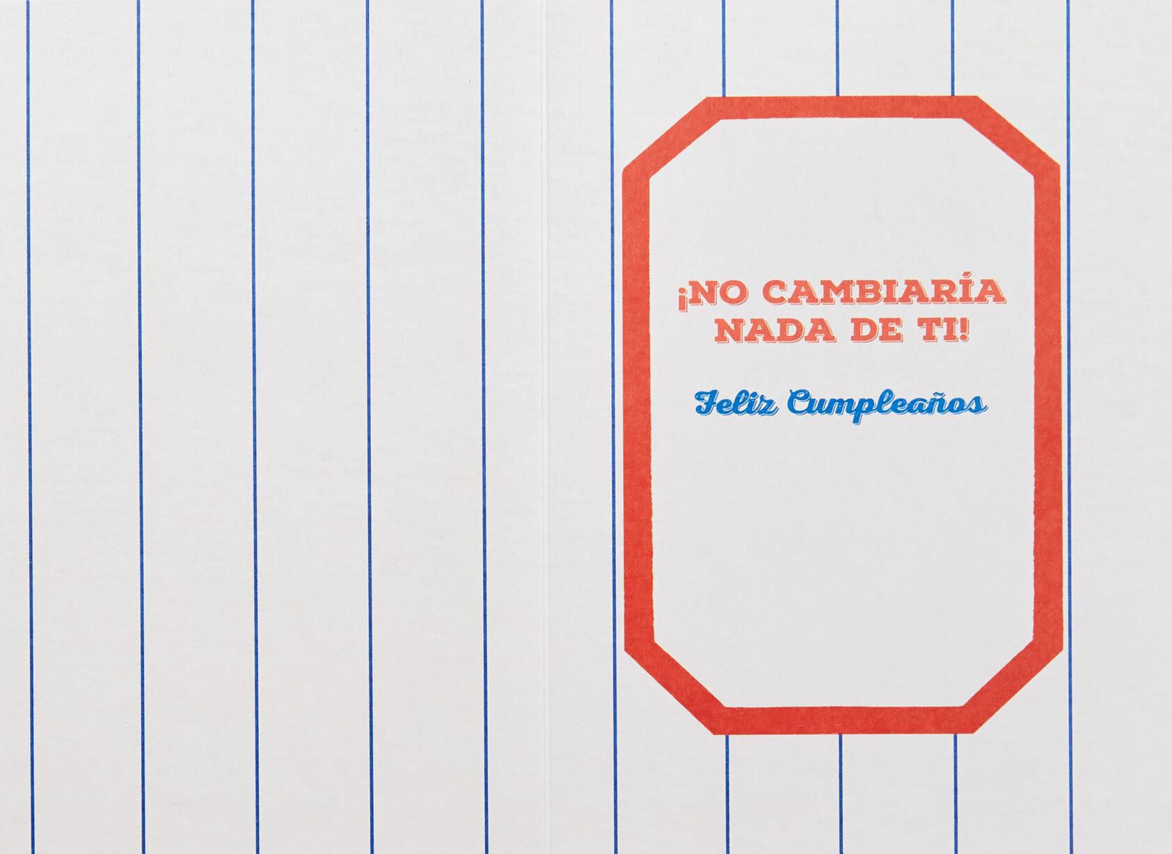 Número Uno Spanish Language Birthday Card