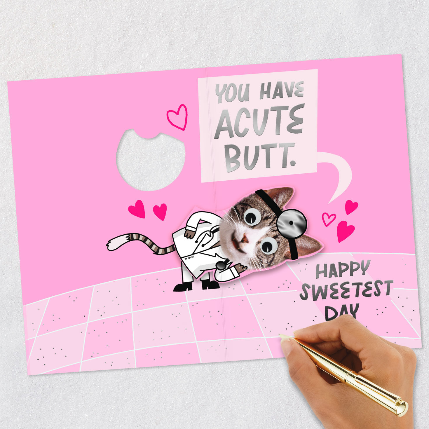 Acute Butt Funny Pop-Up Sweetest Day Card for only USD 4.99 | Hallmark