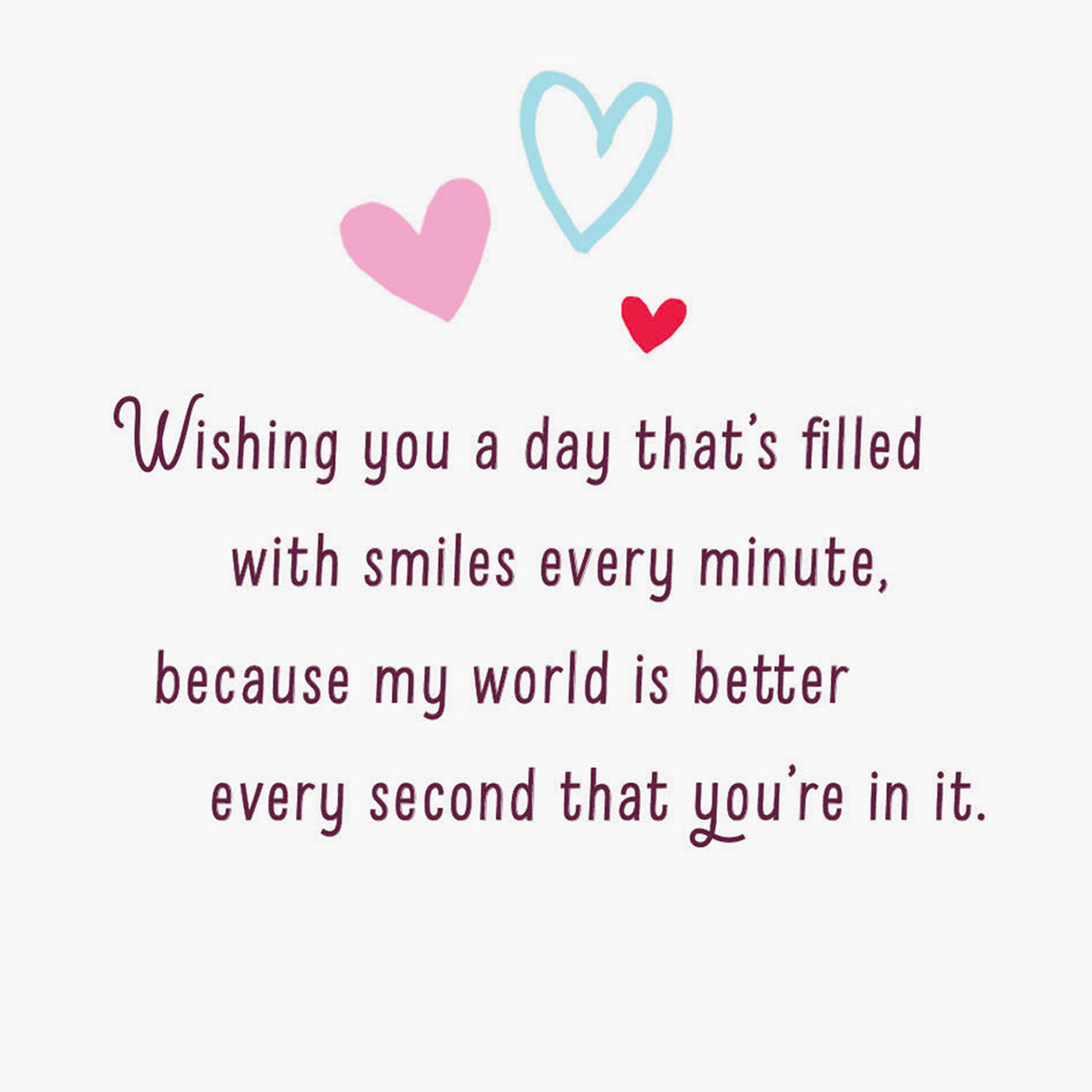 Red Valentine's Day Card with Silver Glitter Letters Sentiment image number 2