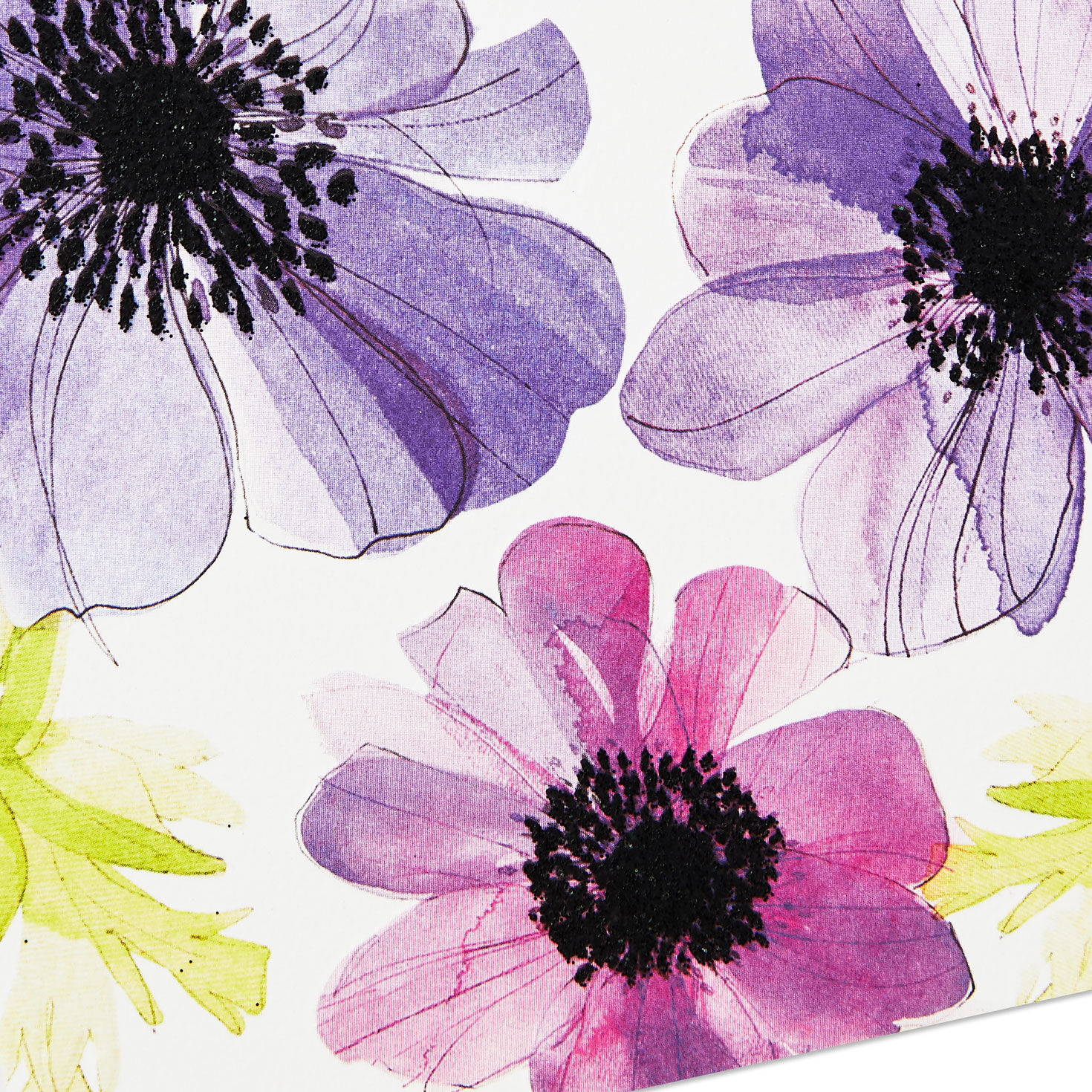Purple Flowers Birthday Card for Her Card Front Detail image number 4