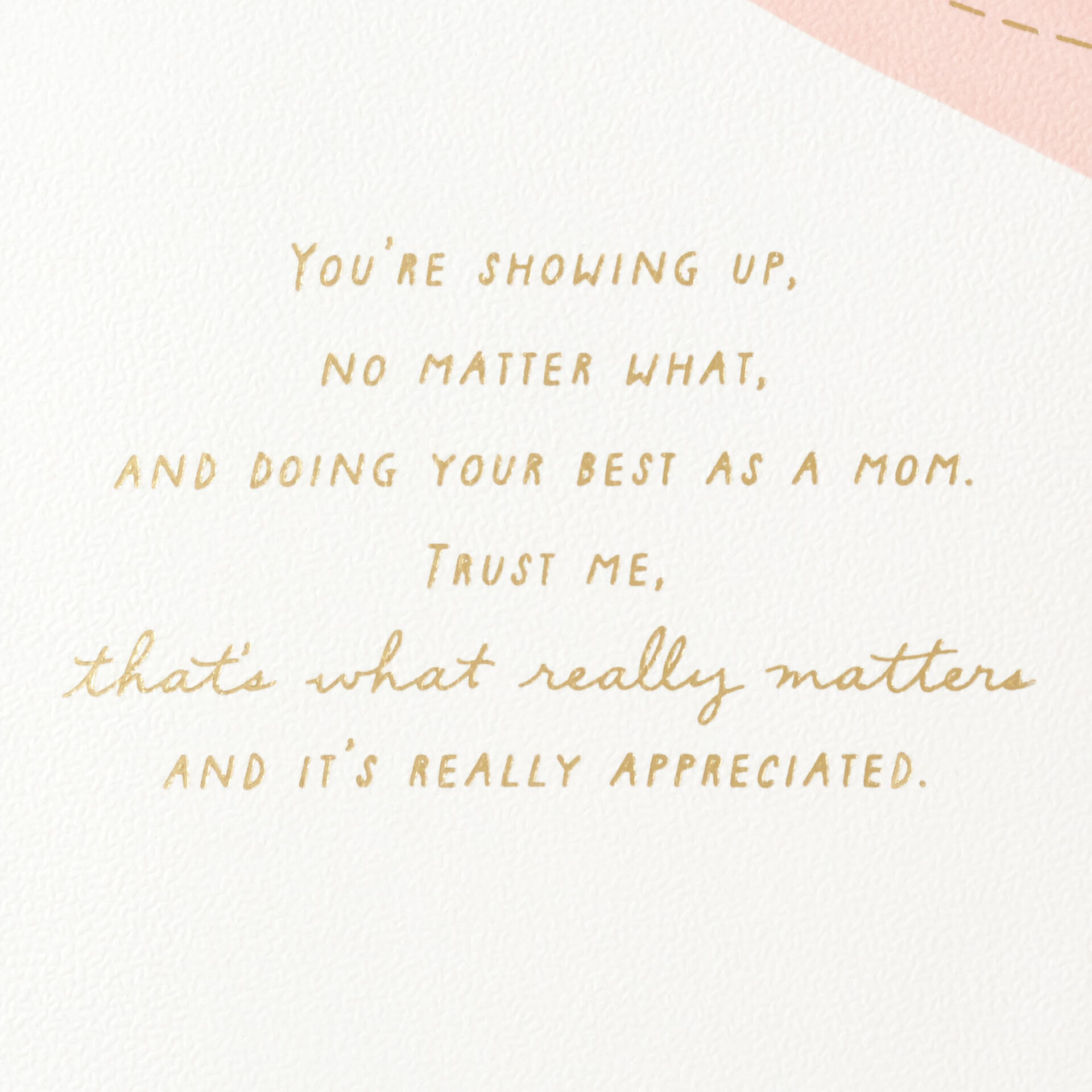 Doing Your Best as a Mom Encouragement Card - Greeting Cards - Hallmark