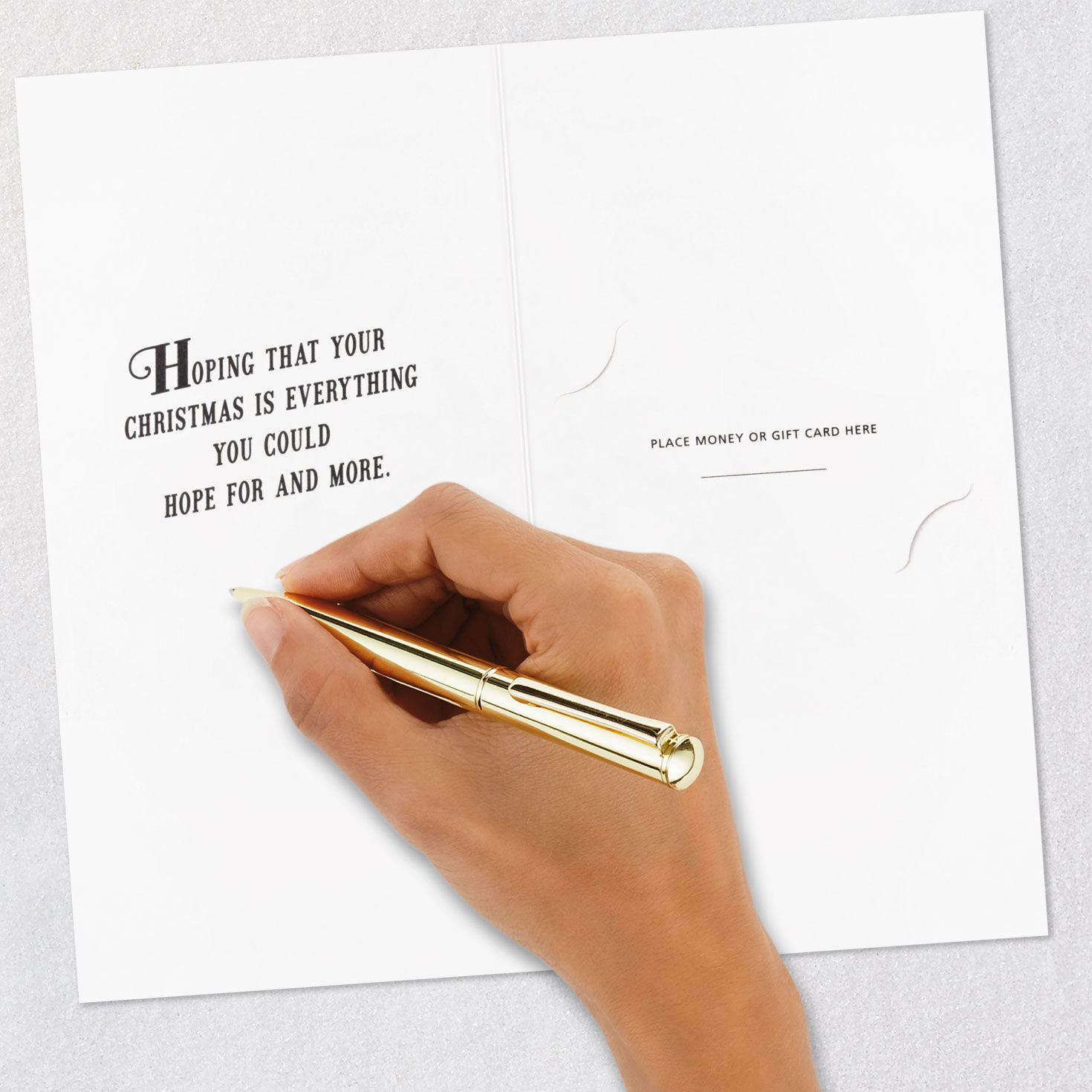 Festive Christmas Tree on Red Christmas Cards, Pack of 6, , large image number 6