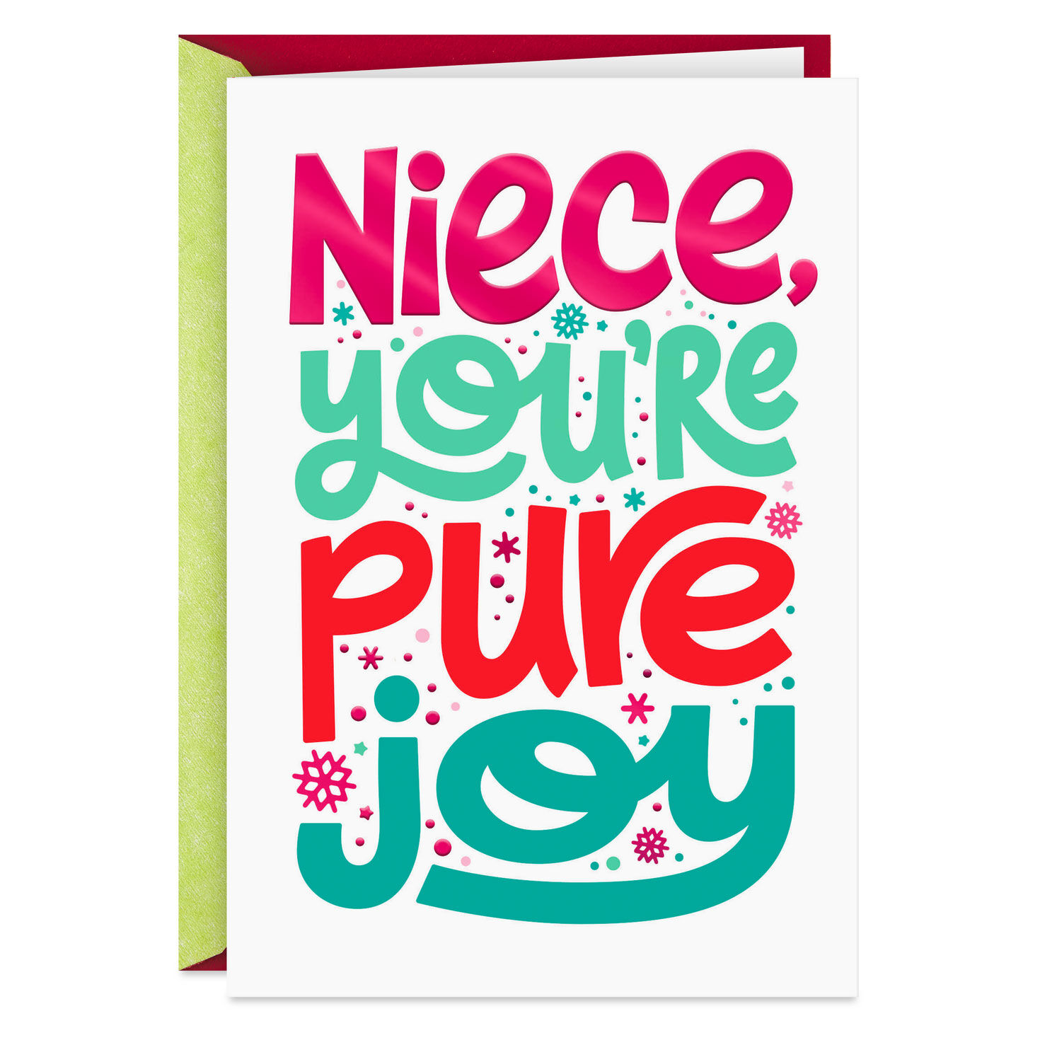 You're Pure Joy Christmas Card for Niece