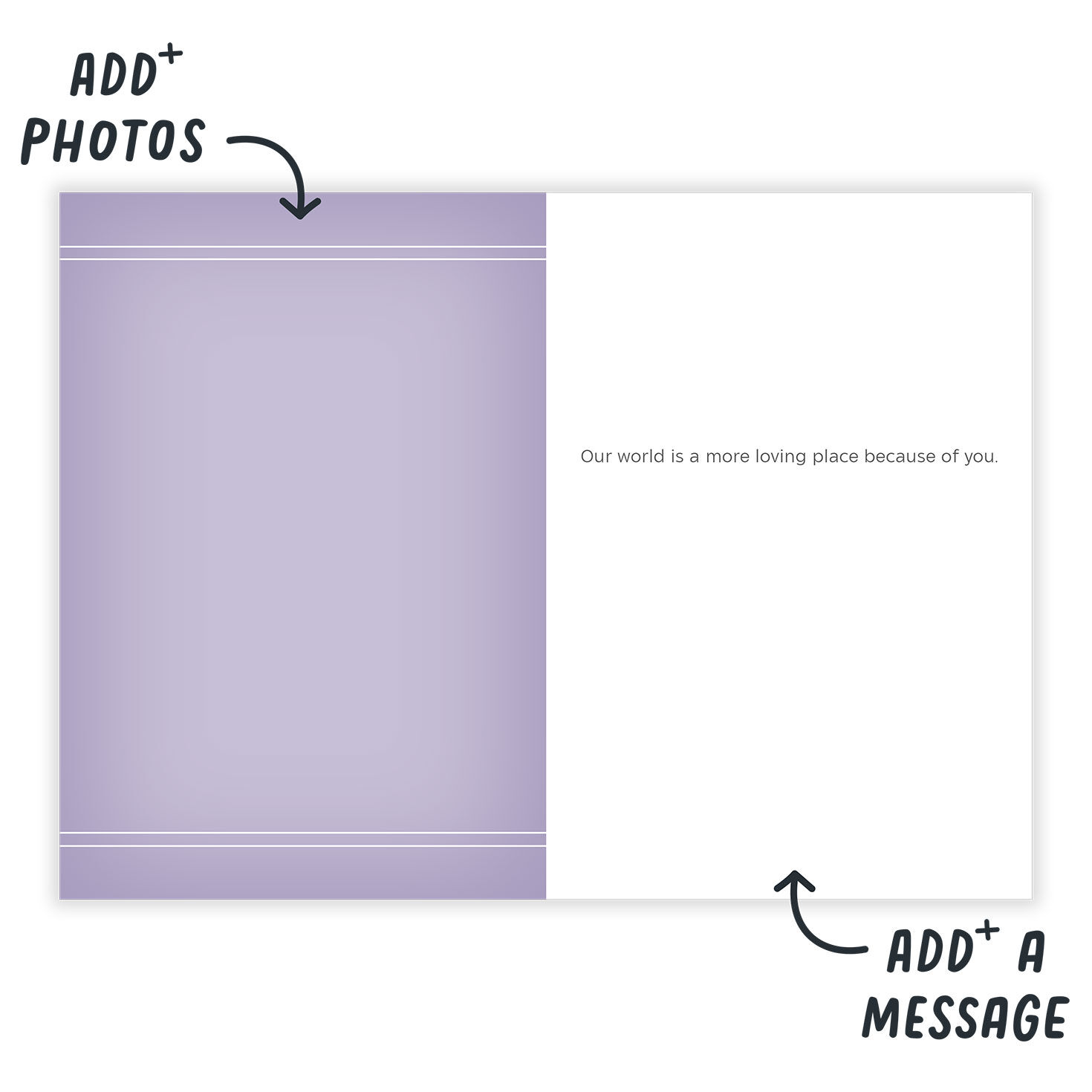 Photo Frames on Purple eCard, , large image number 3