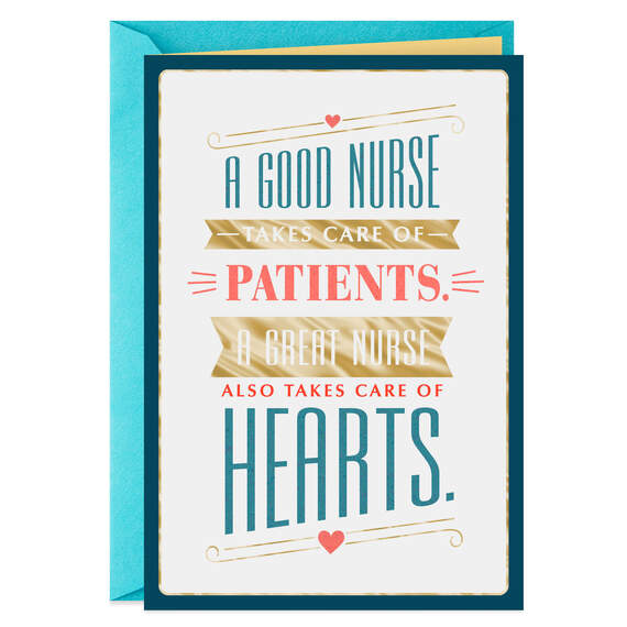 Taking Care of Hearts Nurses Day Card