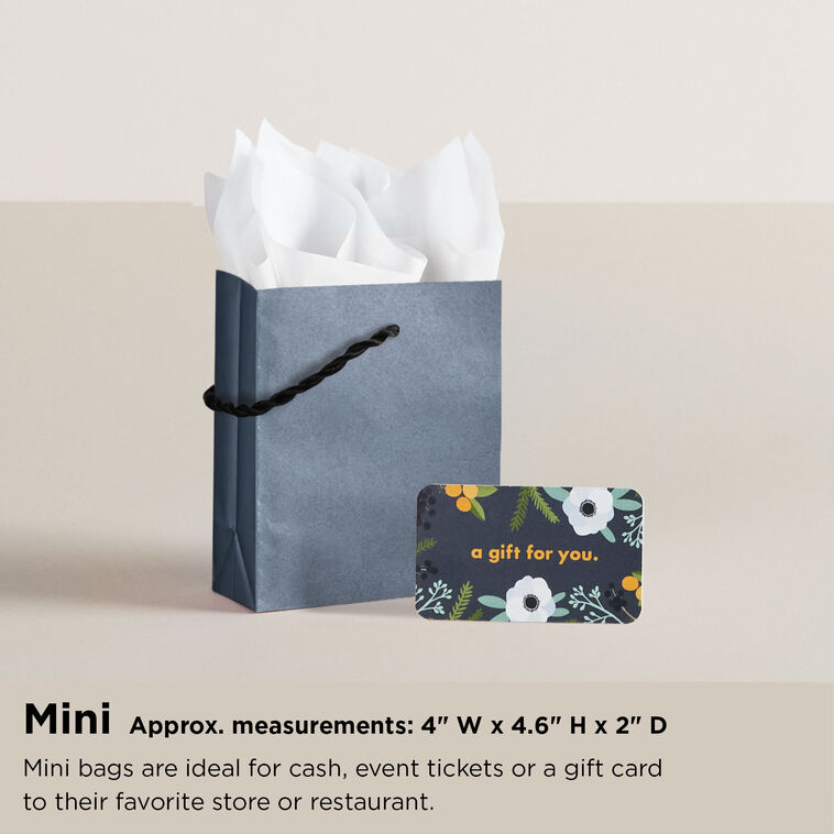 Blue Spoiler Alert Mini Bag for Gift Cards Sizing guide image number 7