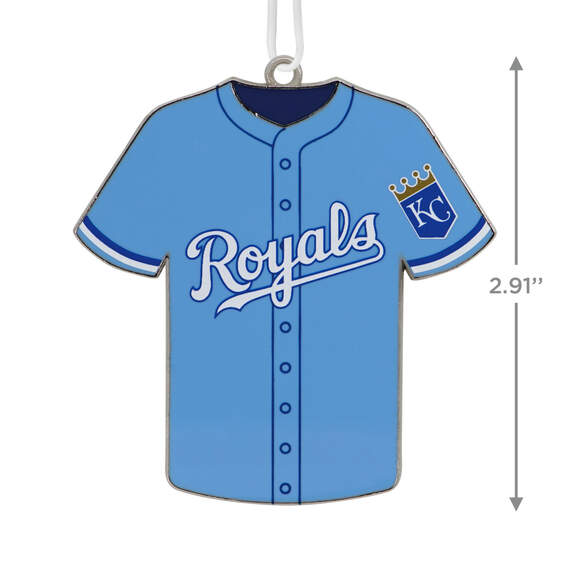 MLB Kansas City Royals™ Baseball Jersey Metal Hallmark Ornament, , large image number 3
