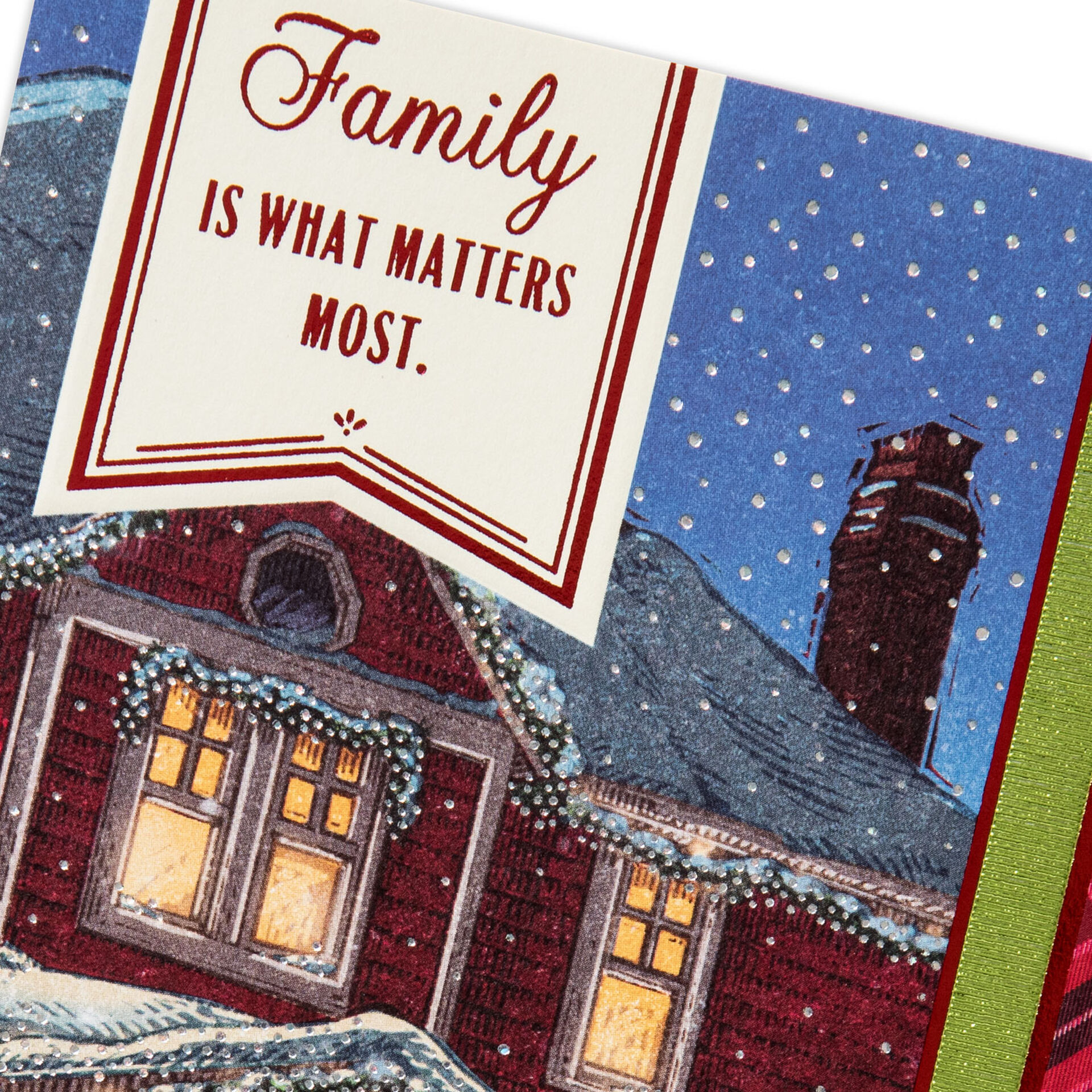 You Matter to Me Christmas Card for Family Greeting Cards Hallmark