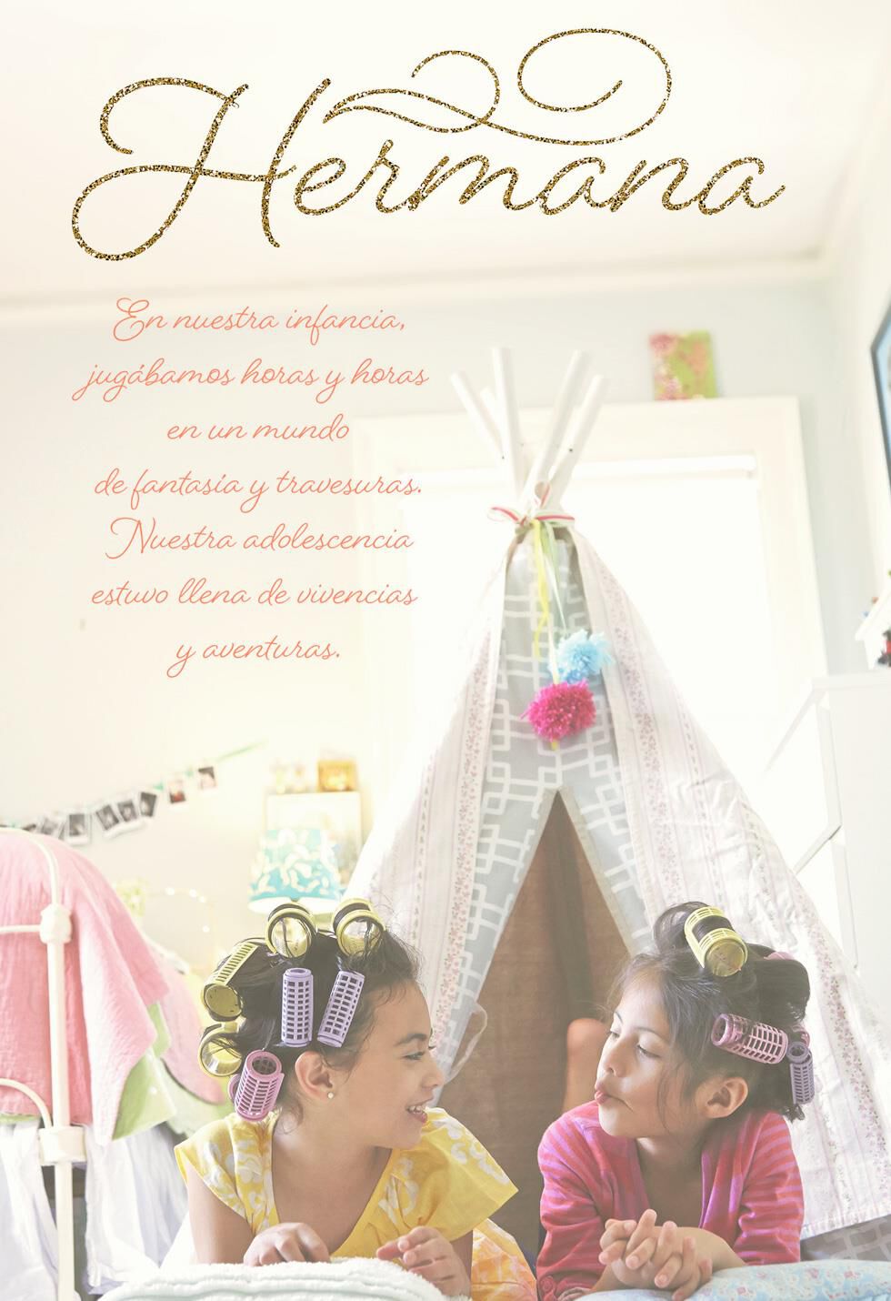 Just Sister to Sister Spanish-Language Birthday Card
