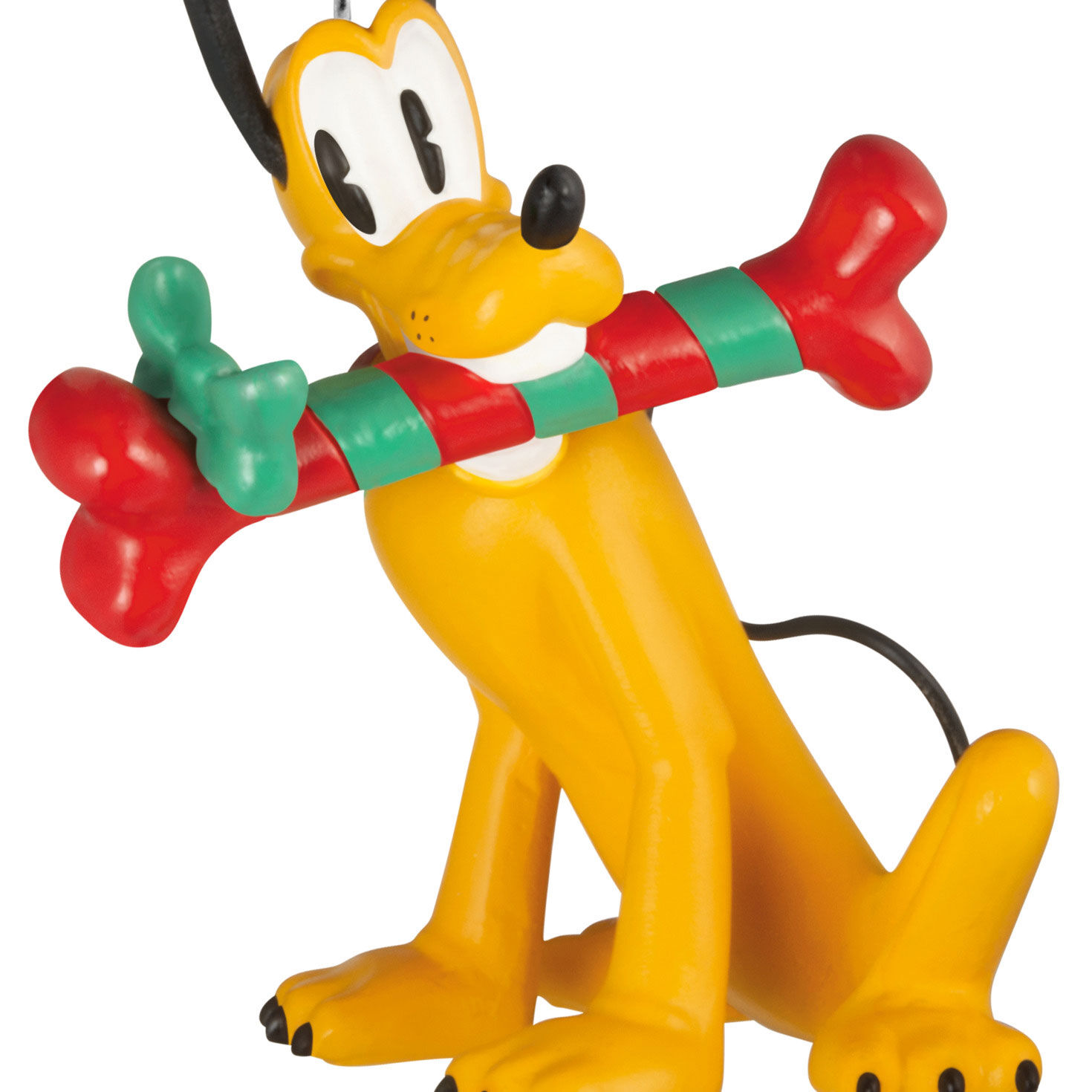 Disney Pluto With Dog Bone Gift Christmas Ornament closeup view image number 5
