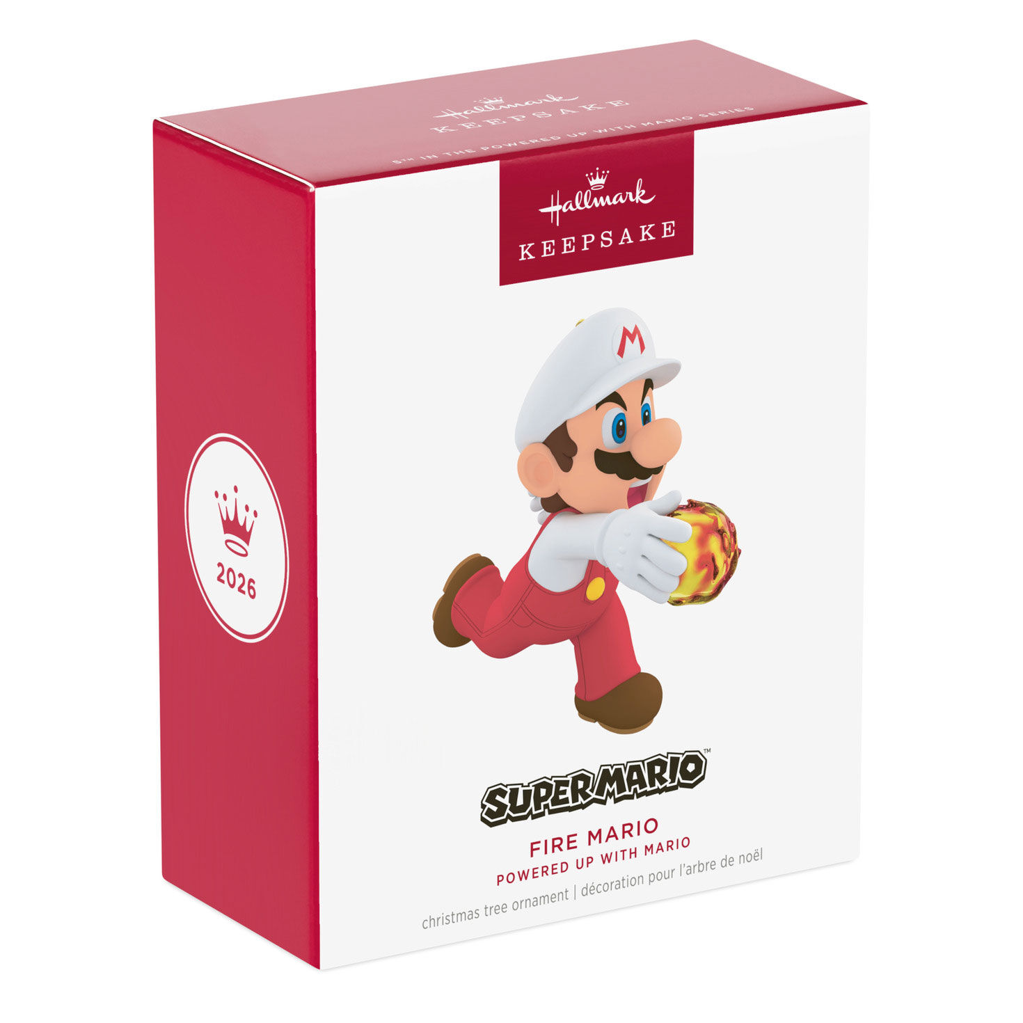 Super Mario Fire Mario Keepsake Ornament Package Front image number 7