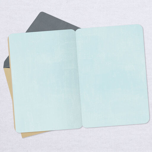 Blue Jar With Flower Blank Card, 