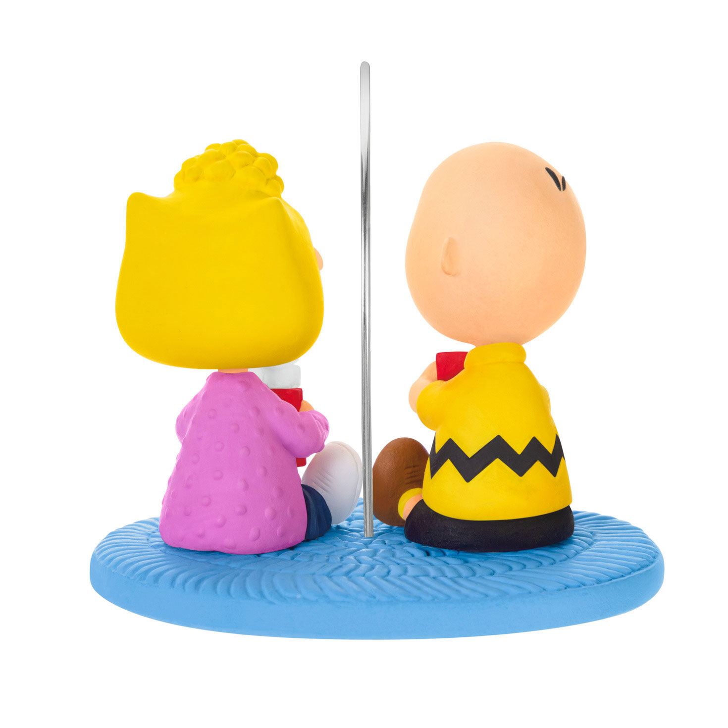 Charlie Brown Sally Hot Cocoa Keepsake Ornament Back image number 6