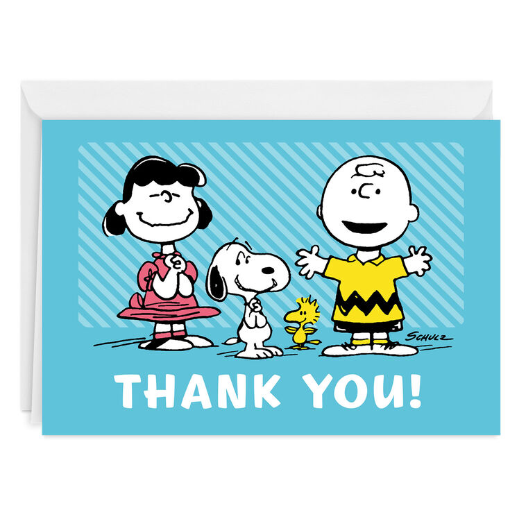 The Peanuts® Gang Custom Thank-You Card